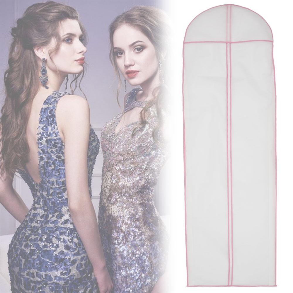 Bridal Gown Long Clothes Bags Protector Case Dustproof Cover Wedding Dresses Garment Clothing Dust 180cm Dress Bag Organizers