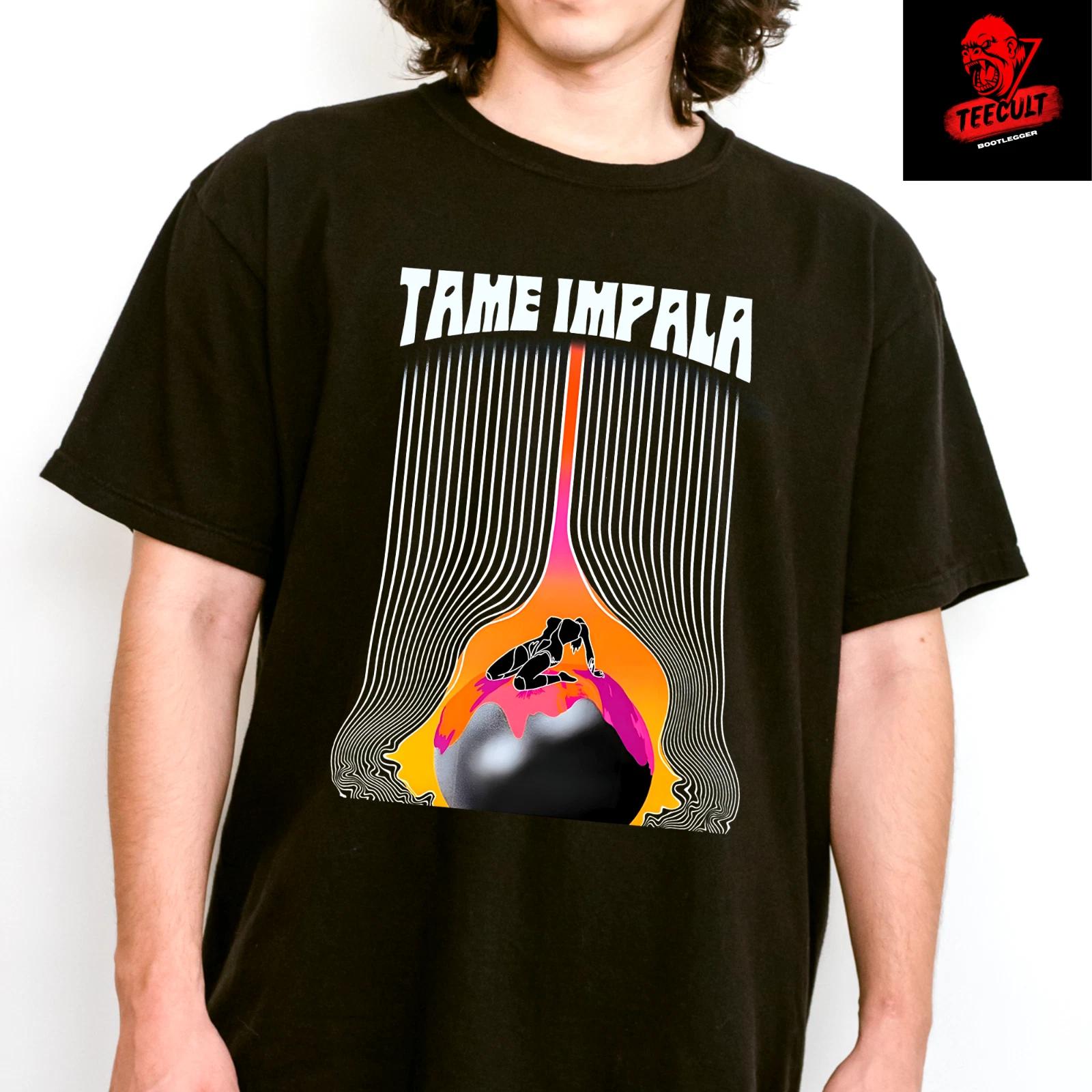 Men s and Women s T-shirts Tame Impala Alternative Indie Band Unisex Cotton Premium M