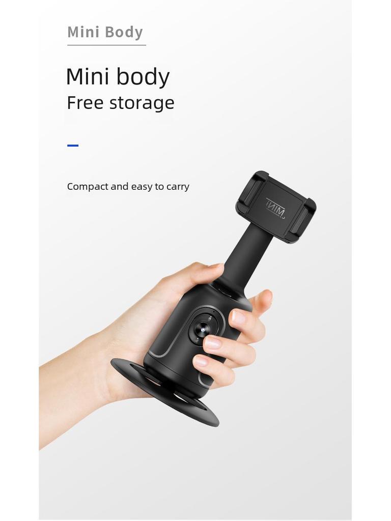 Neuer KI Gesichtserkennungs 360° Handy Gimbal P01: Live-Selfie-Artefakt mit Verwacklungsschutz und Nachverfolgungsfunktionen