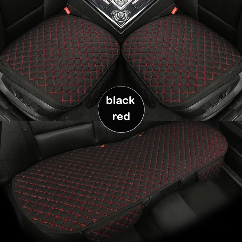 Universal Car Seat Cover Cotton Linen Cushion for Most Car Models Car Accessories Auto Seat Protector Comfortable Breathable