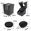 WNJAPAN Watch Winder, Single Automatic Watch Winder, Quiet Operation, Popular Gift, Interior Decor, Carbon Fiber, Black, PU Leather, WM-01CB