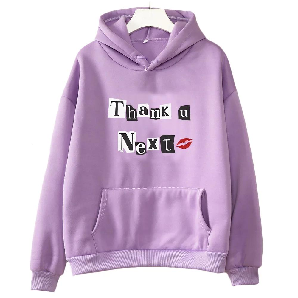 Ariana Grande Hooded for Autumn_Winter Gothic Comfortable Sweatshirts Funko Pop Vintage Fleece Clothes Moletom O-neck Pullovers