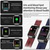 2025 New AI Diagosis ECG Health Smart Watch Men Blood Pressure Lipid Uric Acid NFC Air Pump Airbag Health Smartwatches Women For IOS