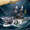 KNEW BUILT Ghost ShipMagic Lab & Train Mini Building Block Toys-Ideal DIY Halloween DecorEducational Assembly Gifts for Kids