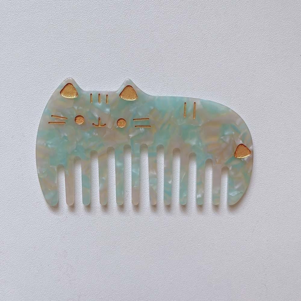 Acetate Makeup Comb Cat Hairdressing Combs Creative Acetic Acid Comb  Barber Shop Salon
