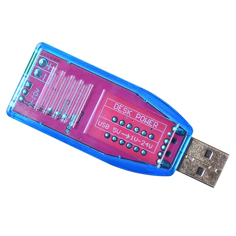 LED DC-DC 5V To DC 1-24V Adjustable Potentiometer USB Step Up/Down Buck Boost Converter Power Supply Voltage Regulator Module