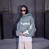 Felpa RogueWave Hip Hop Street Coppia Stampa Felpa con Cappuccio Felpa Casual Larga Marea Uomo Donna Abbigliamento