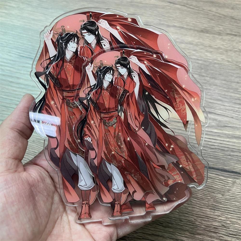 Mo Dao Zu Shi Action Figure Acrilica Wei Wuxian Lanwangji Modello Standing Matrimoniale Decorazione Perfetta per Scrivania Per Fan di Anime