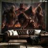 Anime Attack-on-Titan Wall Tapestry Aesthetic Wall Hanging Printed Fabric Blanket Decorative Tapestries for Bedroom Living Room Home Decor