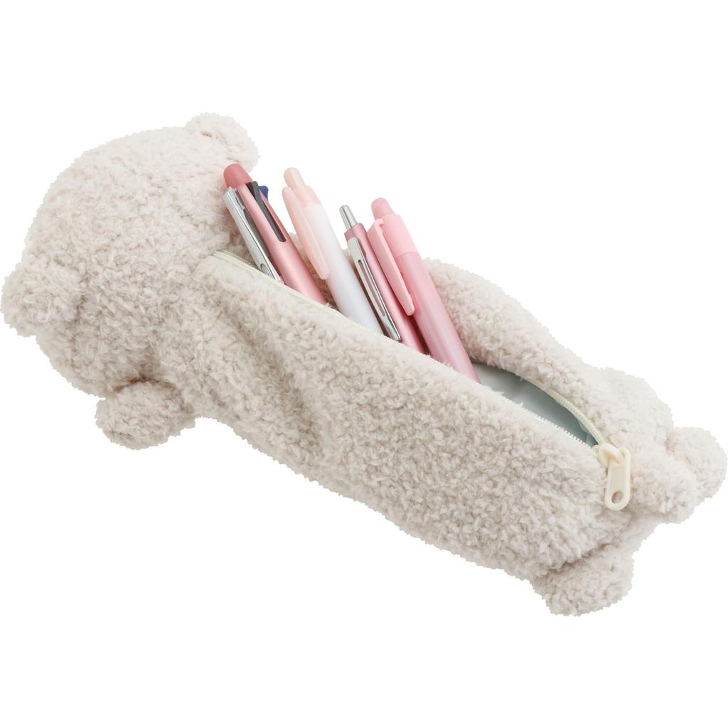 Love My Favorite Plush Pen Pouch PT21401 San-X Ishiyowa-chan "I Character" H75×W110×D265mm