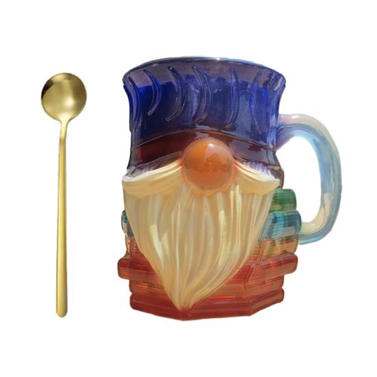 Obrázková kniha Hrnek 3D Kniha Stohovací Hrnek Ručně Kreslený Literární Hrnek na Kávu pro Milovníky Knih Učitele Knihovníky