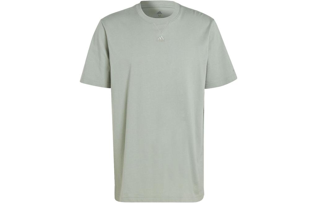 adidas T Shirts Men's Green Crew Neck Moderate Other IC9799