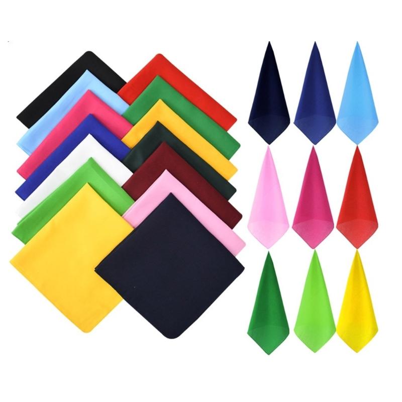 Solid Color Handkerchief for Women Wedding Handkerchief Pocket Handkerchief for Bride Groom Wedding Gift