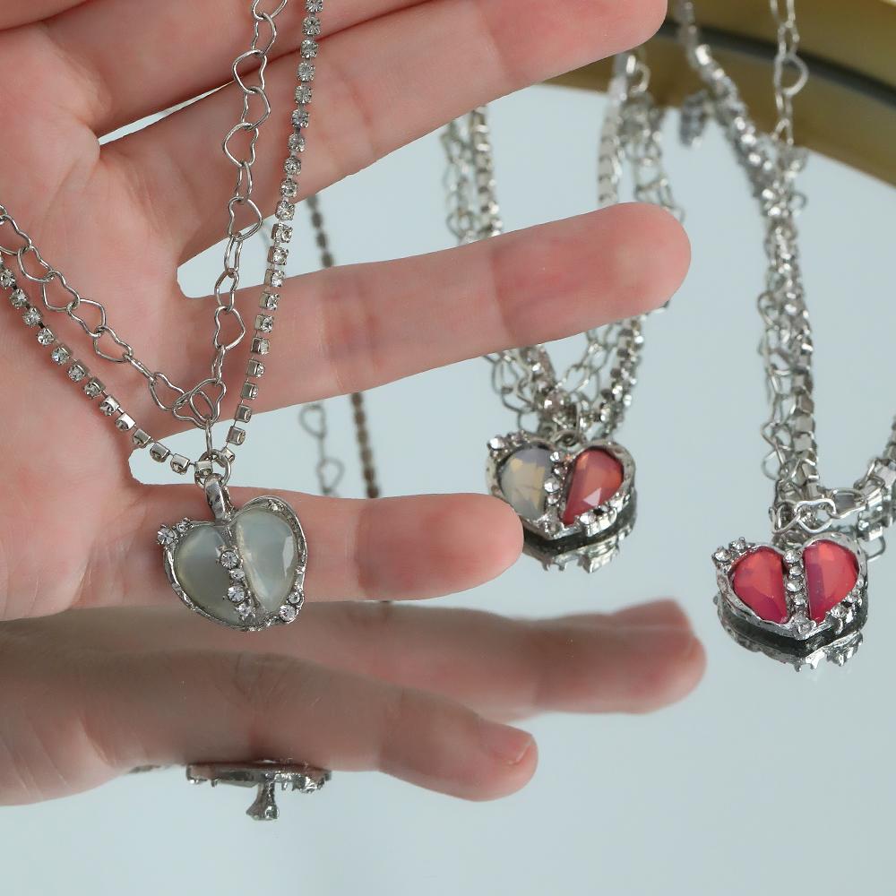 2023 Nytt halskjede Jenter Elegant Halskjede Mote Gem Party Allsidig Tilbehør Elegant Diamond Chain Star Luksus Halskjede