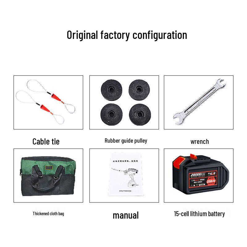 Automatic Electrician Wire Puller and Threader Machine