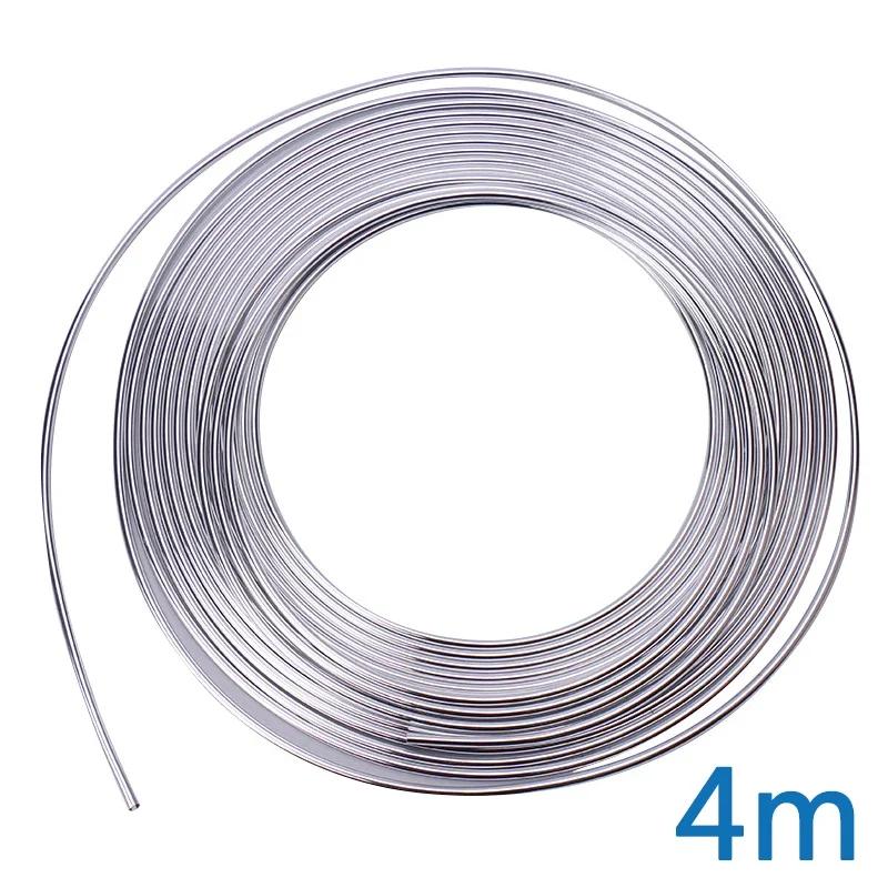 

3/6M Car Door Chrome Moulding Trim Strip Edge Scratch Guard Protector Cover Strip Roll Chrome Styling Moulding Trim Strip