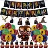 Party Harry Potter Decorations Cake Toppers Spiral Pull Flags Aluminum Set Foil