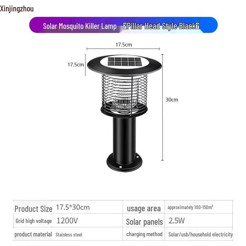 HEIXIE Solar Mosquito Killer Lamp