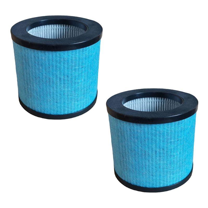 

M-Modern-2PCS HEPA Filter Replacement For TOPPIN TPAP002 Air Purifier Comfy Air C1, 4-In-1 H13 True HEPA Air Purifier