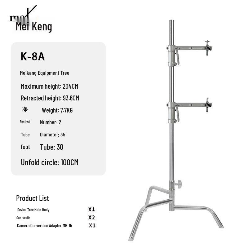 Meking K-8 Multi-functional Camera Stand for DIY Studio Overhead & Flat Shots
