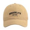 Breathable Embroidered Letter Peaked Cap Anti-UV Women Sunshade Hat Men Baseball Hat  Spring