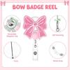 Badge Reels Gifts Badge Holder, Retractable Funny ID Badge Holder with Alligators Clip for Nurse Teacher Office Holiday