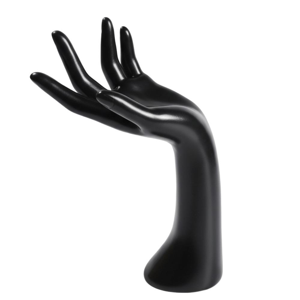 Elegant 29cm Mannequin Hand PVC Realistic Ring Display Stand 3 Color Jewelry Display Stand