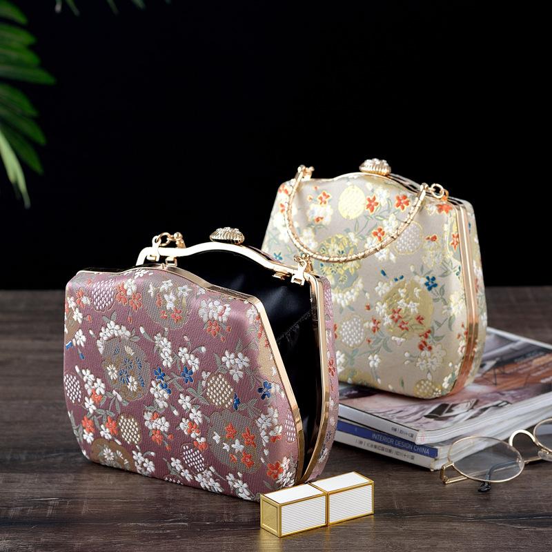 Hanfu bag, annual meeting bag, women's bag.