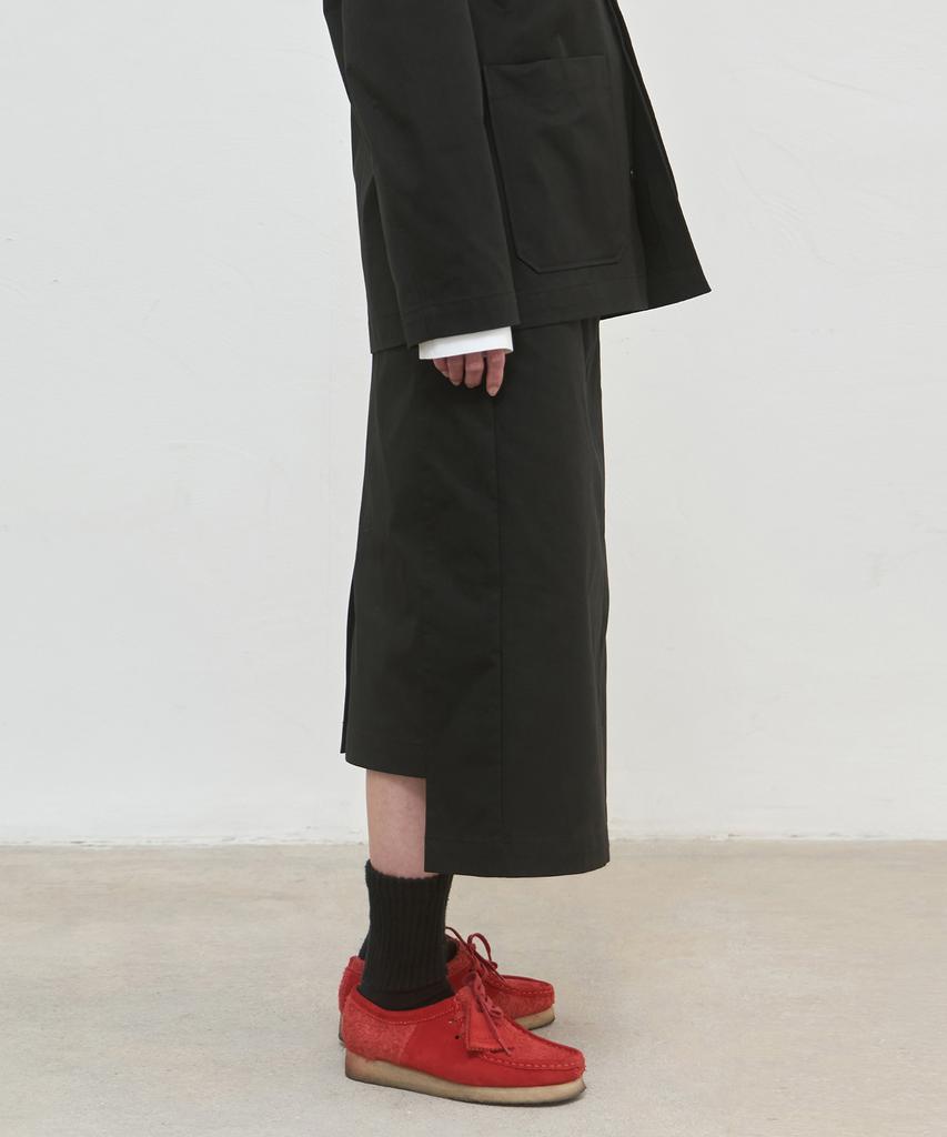 Wokeuwokeu Basic Work Skirt (Black)