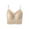 Elegance Casual Stylish Vest H876 Lace Beauty Undershirt Seamless Inner Lace Small Camisole Wrap Bra Non-marking Underwear Fixed Cup Anti-glare Bra