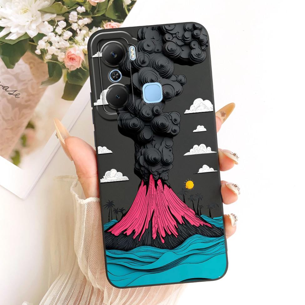 For Infinix X668C Phone Case For Infinix Hot 12 Pro Cover Silicone Cute Cat Fashion Funny Painted Casing For Inifnix Hot 12 Pro