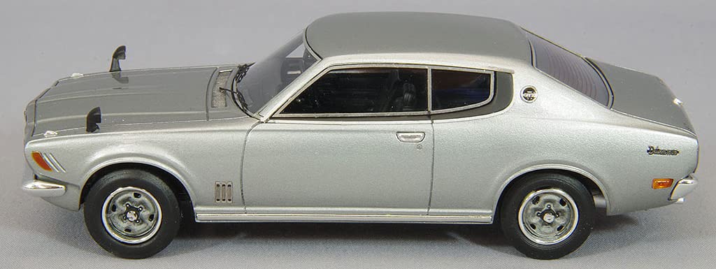 ENIF Scale Nissan Bluebird U 2000GTX Hardtop 1974 Dark Gray Finished ENIF0074 1/43 2-Door Model, Metallic, Product,