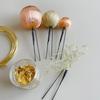 Pink Hair Ornament with Tulle and Gold Featuring a Traditional Japanese Kanzashi and Mizuhiki Perfect for and Other Special Perfect for Hakama and