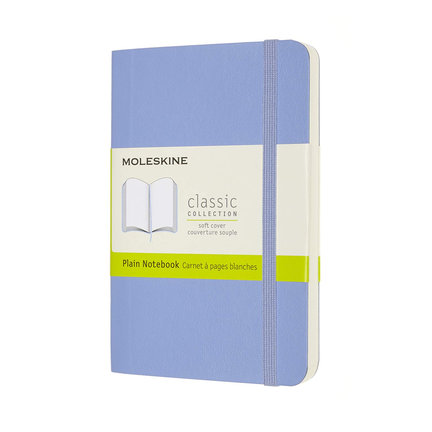 

Moleskine Notebook Classic Notebook Soft Cover Plain Pocket Size x Hydration Blue QP613B42 (9cm 14cm)