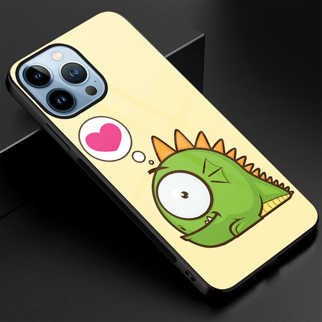 

Чехол с милым животным и собакой из мультфильма для Iphone 14 13 11 12 Pro Max Mini Xs Xr X 7 8 6s Plus Se 2022, защитный чехол из закаленного стекла For iPhone 13 Pro