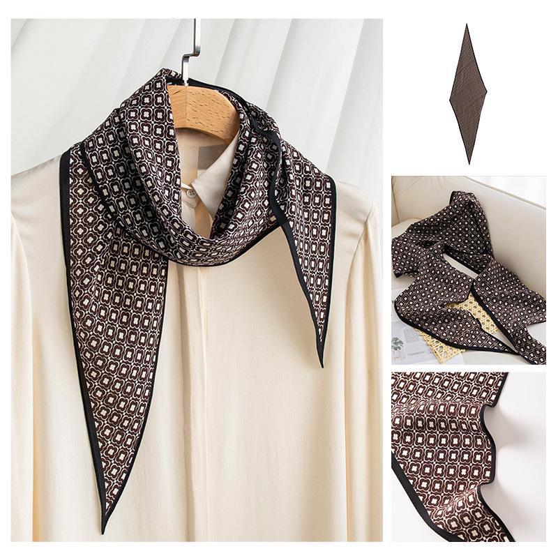 

Элегантный шарф из двойного крепа - 100% шелк тутового шелкопряда, теплый, шаль от солнца, модный стиль для поездок на работу, шейный платок для женщин 145*H45 cm