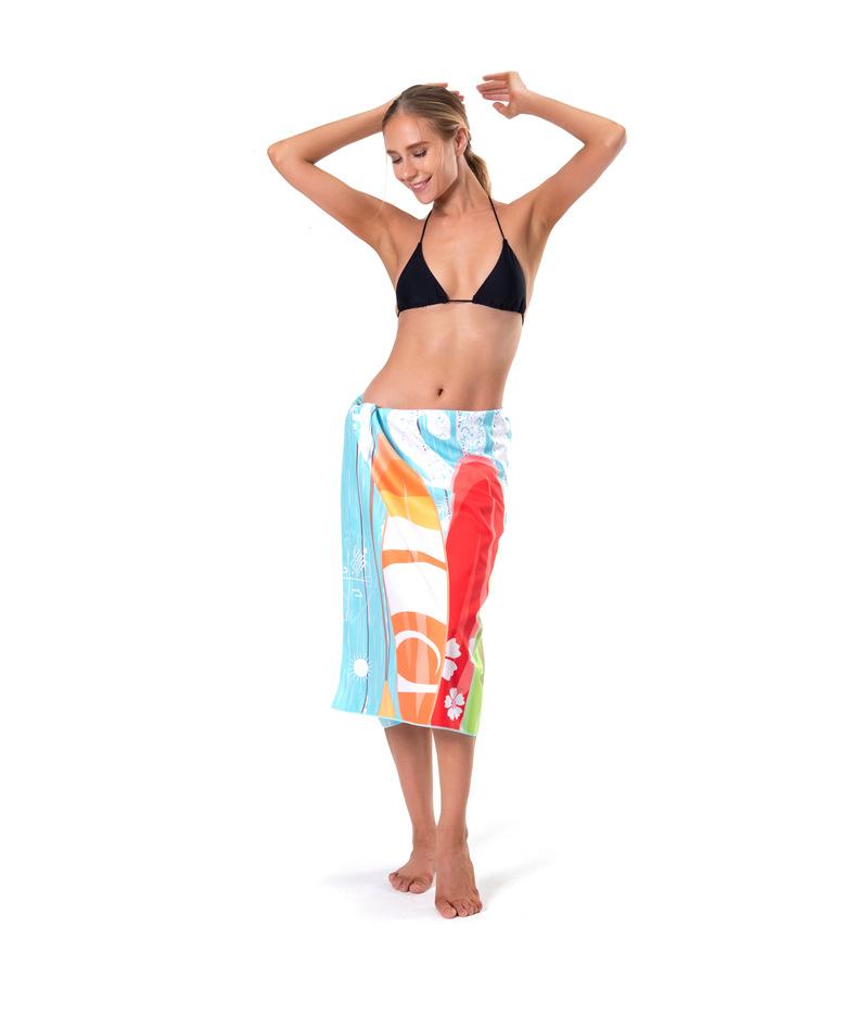Microfiber Absorbent Quick-drying Beach Towel Printed Beach Towel Printed Swimming Beach Towel