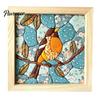 Kein Nähen Quilt Kunst No-Sew Japanisches Stoff-Set, DIY Mosaik-Sets für Erwachsene Anfänger, Gestepptes Wand-Handarbeitsprojekt Handwerk mit Rahmen & Werkzeugen, Sets, Geschenke