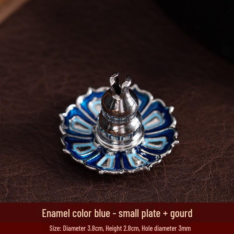 Kodo Multi-Hole Gourd & Water Drop Incense Holders: Turtle, Zen Lotus, Dragon Soaring Designs