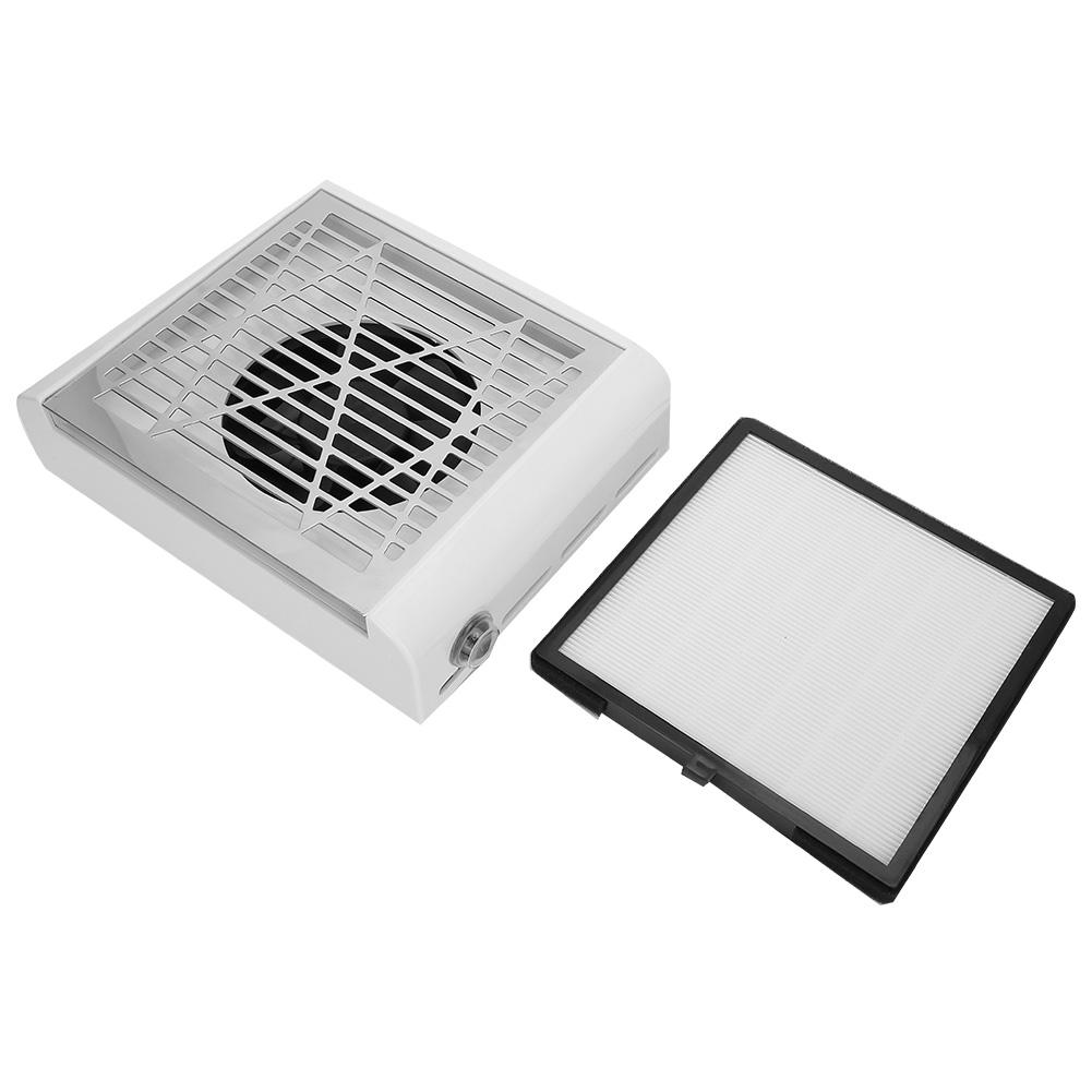 40W Nail Dust Collector Strong Suction Pull Out Filter Nail Art Vacuum Cleaner Manicure Tool