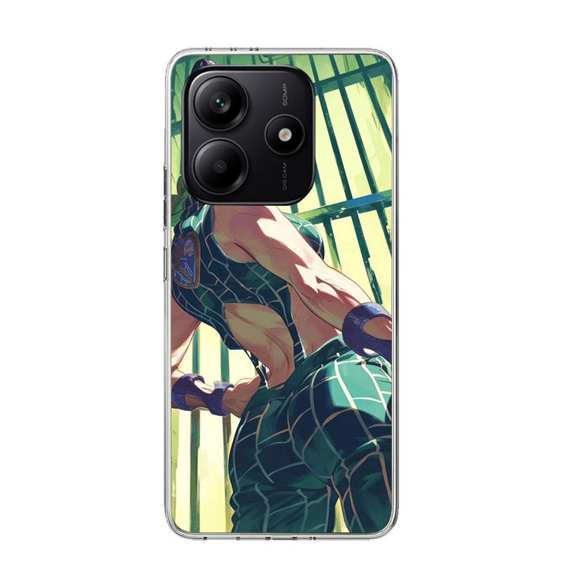JoJo's Bizarre Adventure Jolyne Cujoh Phone Case For Xiaomi Redmi Note 13 14 15 Pro Plus 12S 12 14S 11S 11E 10 10S 11 11T 5G 4G
