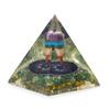 Med Orgonite Pyramids 7x6cm – Pendulum – Green Aventurine Chips