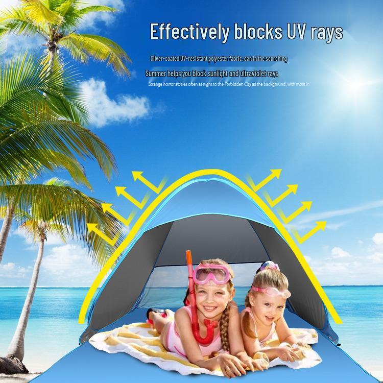 Spot Faltbares 2-Gang Automatisches Strandzelt Sonnenschutz