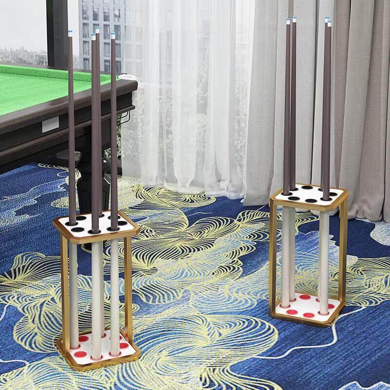 8-Hole Floor Billiard Cue Rack