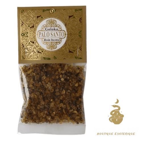 Encens - Goloka - Résine Palo Santo - 30 Grammes - Élimine Les Énergies Négatives - Protection Spirituelle