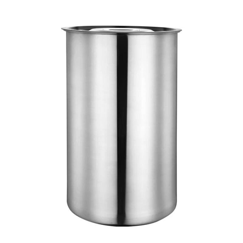 Stainless Steel Storage Bucket with Lid and Handle