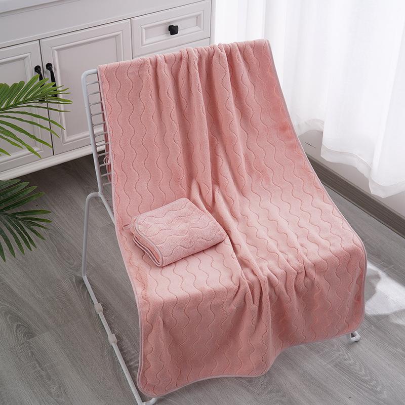 Coral Fleece Towel Soft and Beautiful Bath Towel Safe and Harmless Washcloth