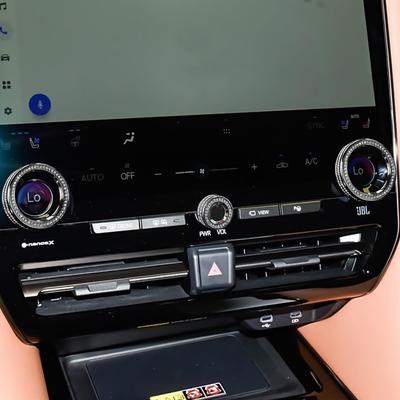 Toyota Alphard Serie 40 Klimaanlagen-Drehregler & One-Push-Start-Dekoration Hohe Härte