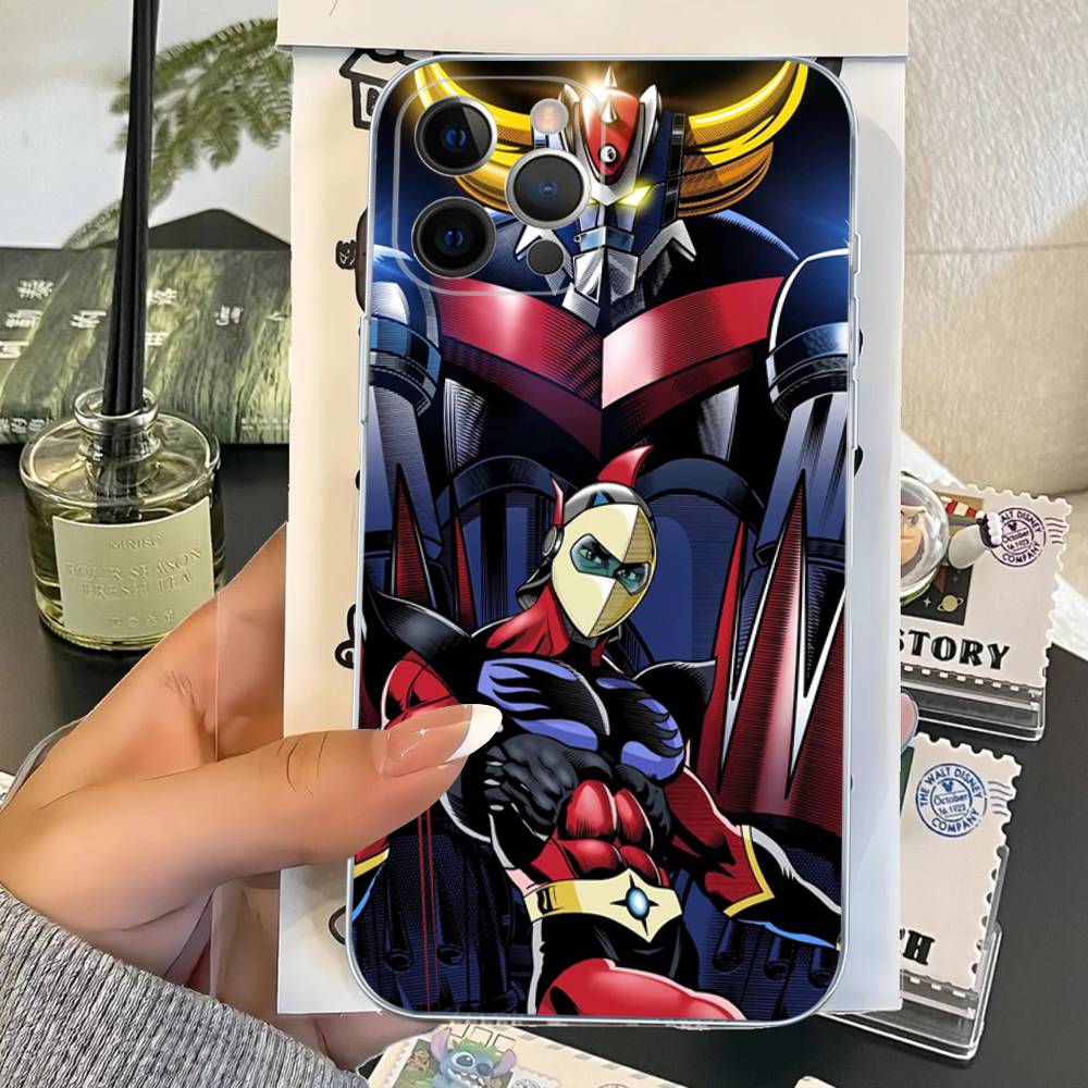 UFO R-Robot G-Goldorak For IPhone 17 16 15 14 13 12 11 Pro Max Plus Phone Case High End Silicone