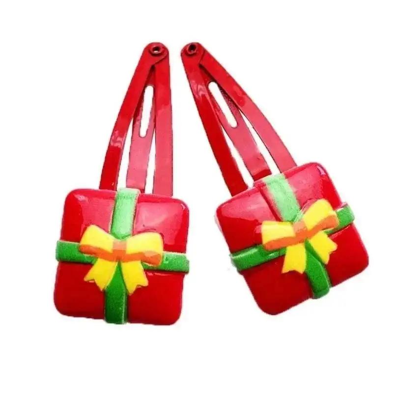 10 Pcs Random Kids Girl Candy Hairpin Baby Hair Clip Christmas Barrettes Christmas Headbands